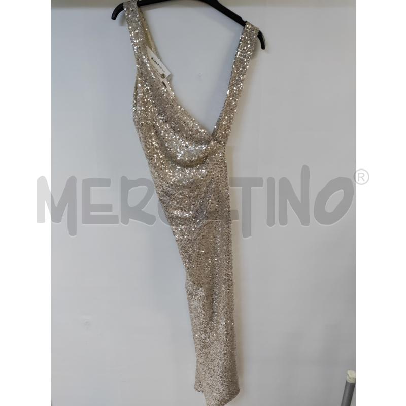 COPRI ABITO PATRIZIA PEPE PAIETTE DORATO | Mercatino dell'Usato Acerra 1