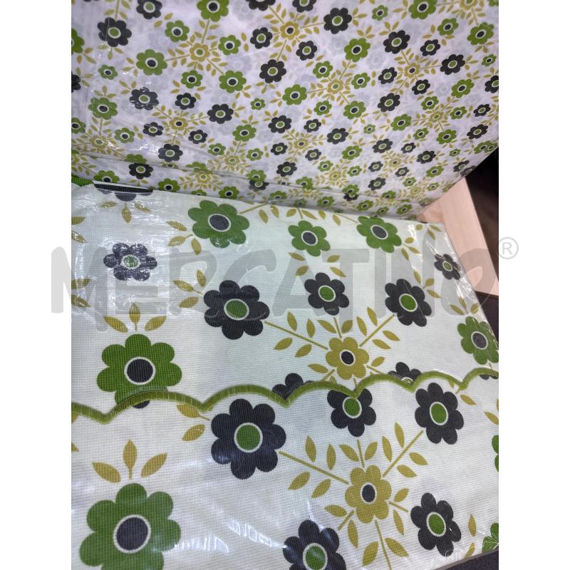 COPRI LETTO+LENZUOLO JACQUELINE VERDE FIORI | Mercatino dell'Usato Acerra 2