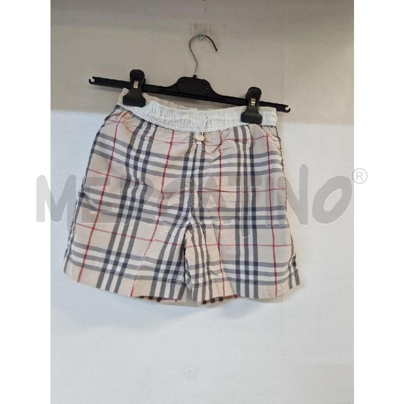 COSTUME BAMBINO QUADRI BEIGE GRIGIO ROSSO BURBERRY | Mercatino dell'Usato Acerra 1