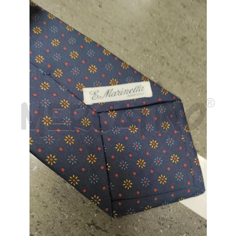 CRAVATTA E.MARINELLA BLU BEIGE | Mercatino dell'Usato Acerra 2