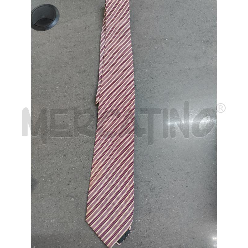 CRAVATTA FENDI ROSSO BEIGE RIGATA | Mercatino dell'Usato Acerra 1