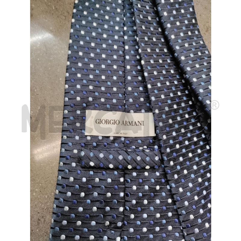 CRAVATTA GIORGIO ARMANI BLU PUNTINI | Mercatino dell'Usato Acerra 2