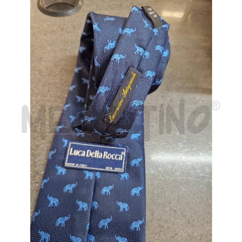 CRAVATTA LUCA DELLA ROCCA BLU | Mercatino dell'Usato Acerra 2