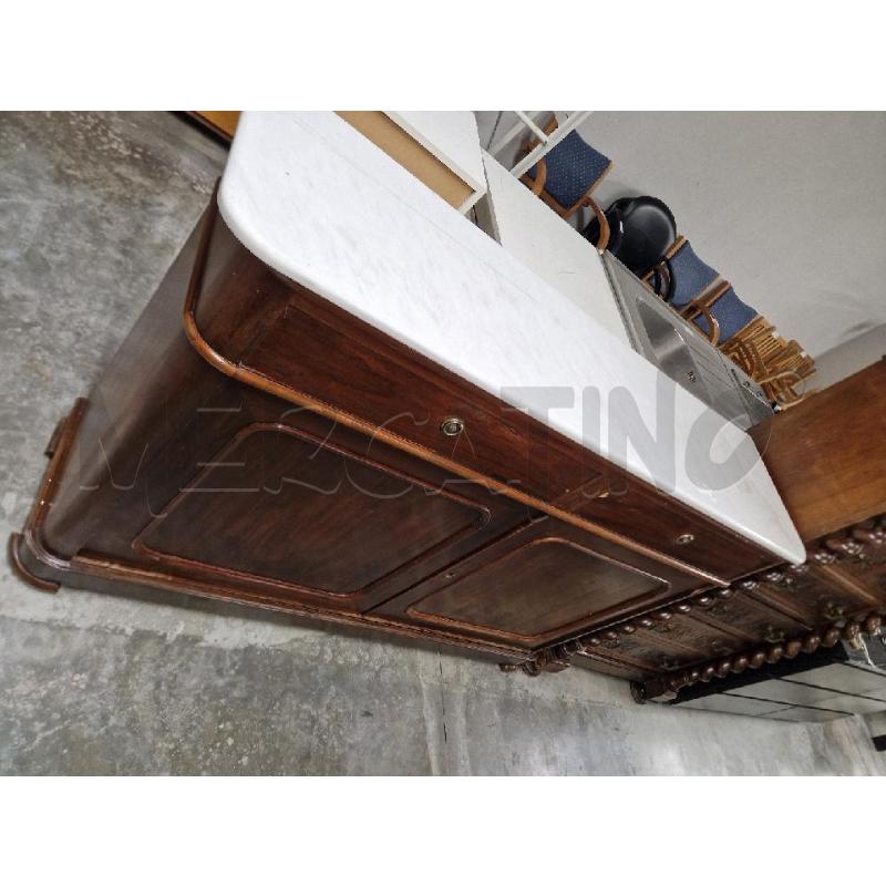 CREDENZA BASSA MARMO BIANCO | Mercatino dell'Usato Acerra 1