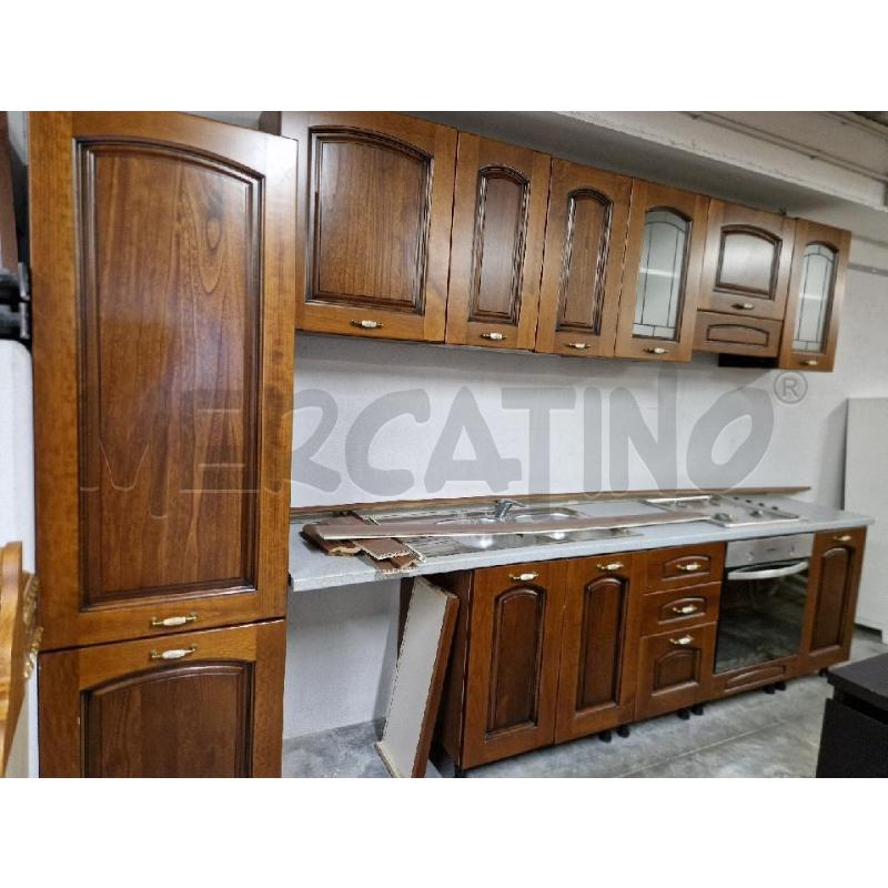 CUCINA LINEARE LEGNO | Mercatino dell'Usato Acerra 1