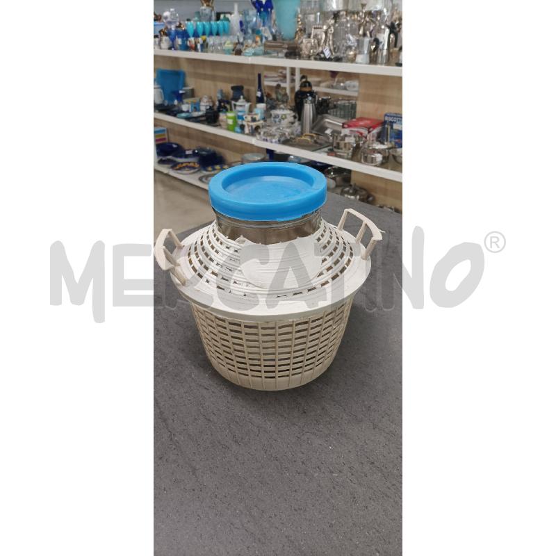 DAMIGIANA 5 LITRI TAPPO BLU  | Mercatino dell'Usato Acerra 1