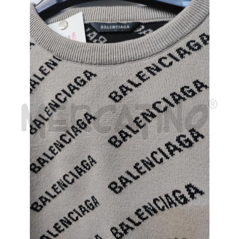 FELPA BAMBINA BALENCIAGA MARRONCINO NERO | Mercatino dell'Usato Acerra 2
