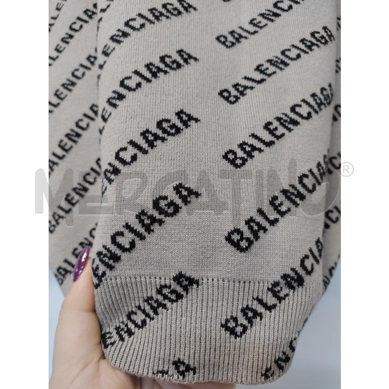 FELPA BAMBINA BALENCIAGA MARRONCINO NERO | Mercatino dell'Usato Acerra 4