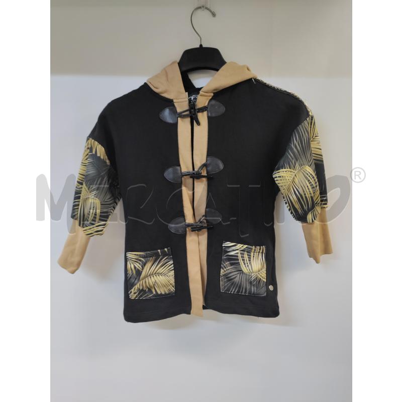 FELPA BAMBINA ENFASI NERO BEIGE | Mercatino dell'Usato Acerra 1