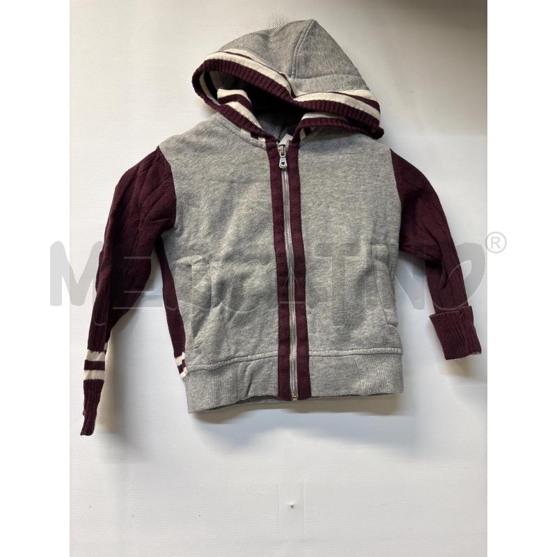 FELPA BAMBINO D&G GRIGIO BORDO CON ZIP | Mercatino dell'Usato Acerra 1