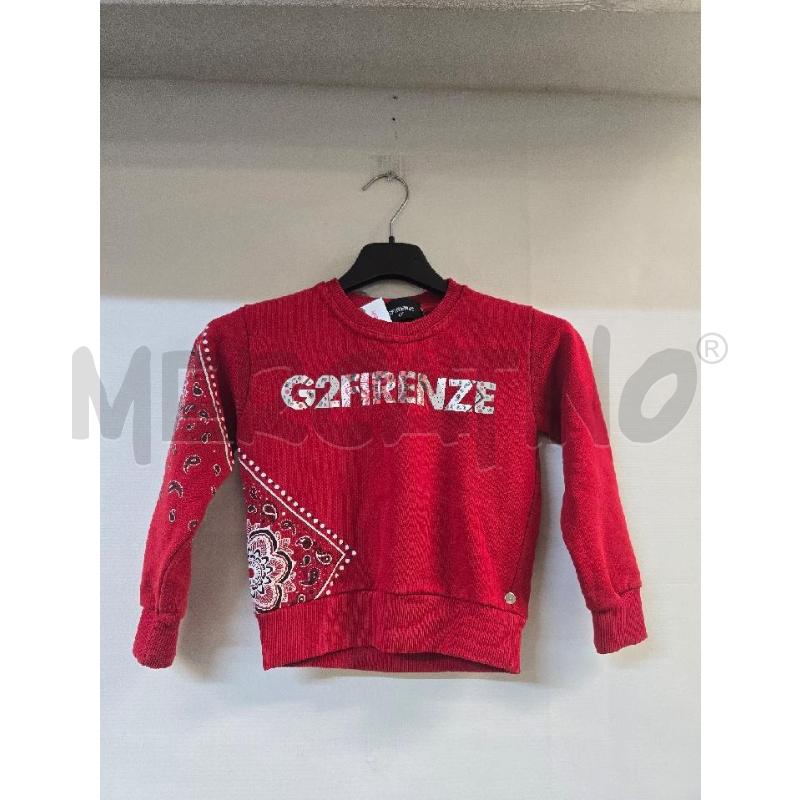 FELPA BAMBINO G2FIRENZE ROSSO | Mercatino dell'Usato Acerra 1