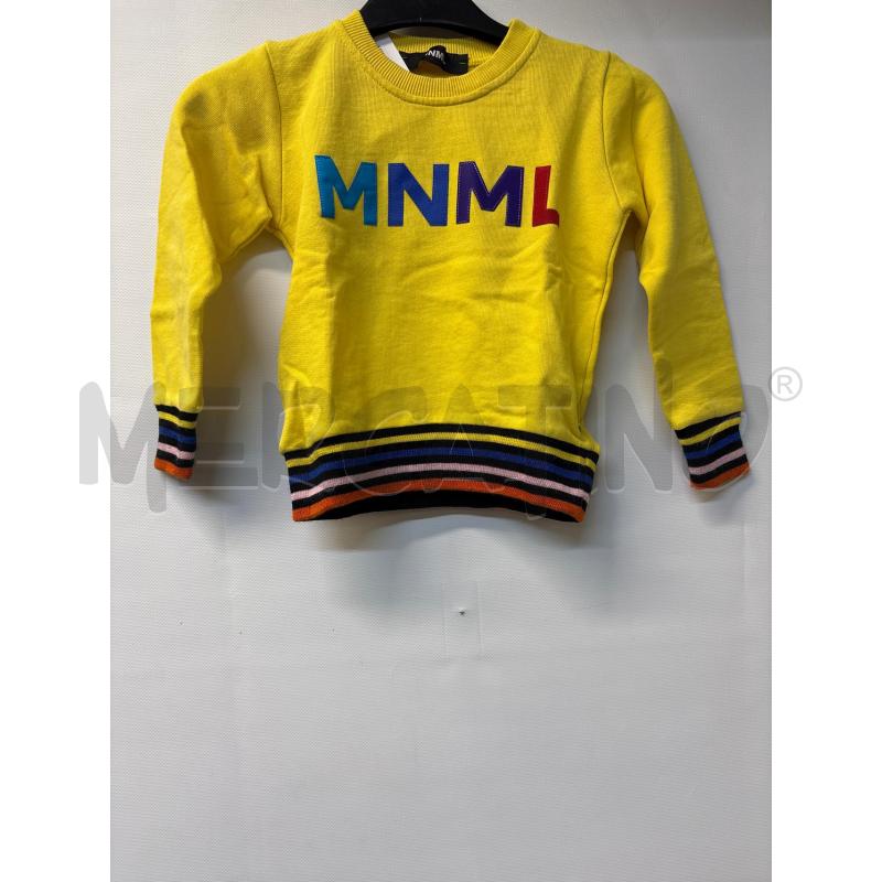FELPA BAMBINO MNML GIALLO | Mercatino dell'Usato Acerra 1