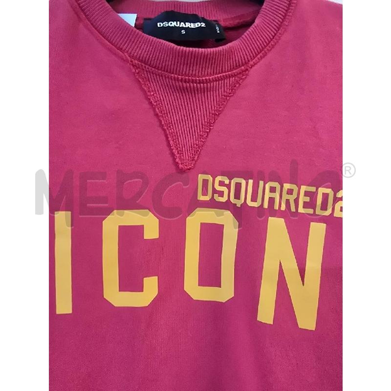 FELPA DONNA DSQUARED2FUXIA GIALLO | Mercatino dell'Usato Acerra 2