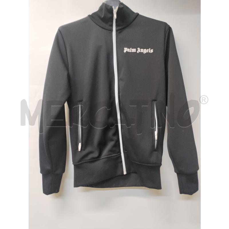FELPA DONNA PALM ANGELS NERO BIANCO CON ZIP | Mercatino dell'Usato Acerra 1