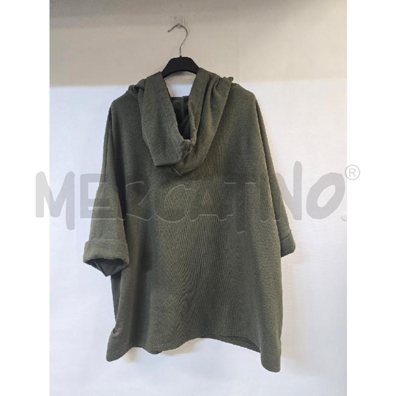 FELPA MEZZA MANICA DONNA FIORELLA RUBINO VERDE CON ZIP | Mercatino dell'Usato Acerra 2
