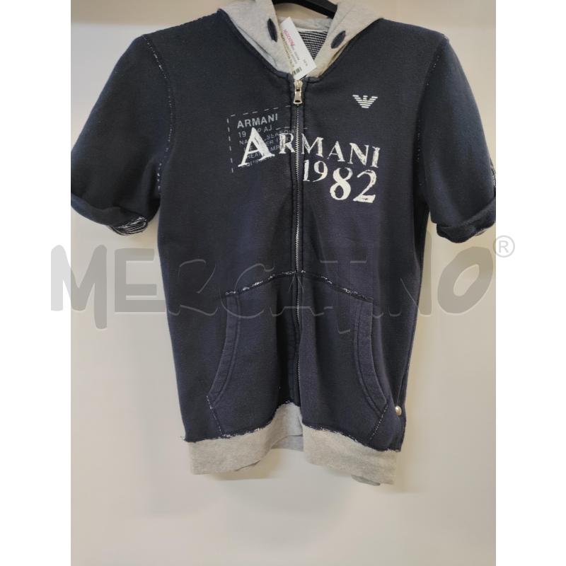 FELPA RAGAZZO ARMANI BLU GRIGIO MEZZA MANICA | Mercatino dell'Usato Acerra 1