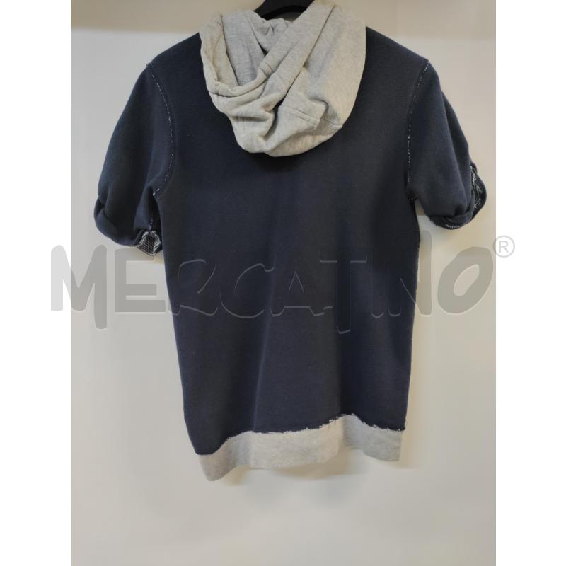 FELPA RAGAZZO ARMANI BLU GRIGIO MEZZA MANICA | Mercatino dell'Usato Acerra 2