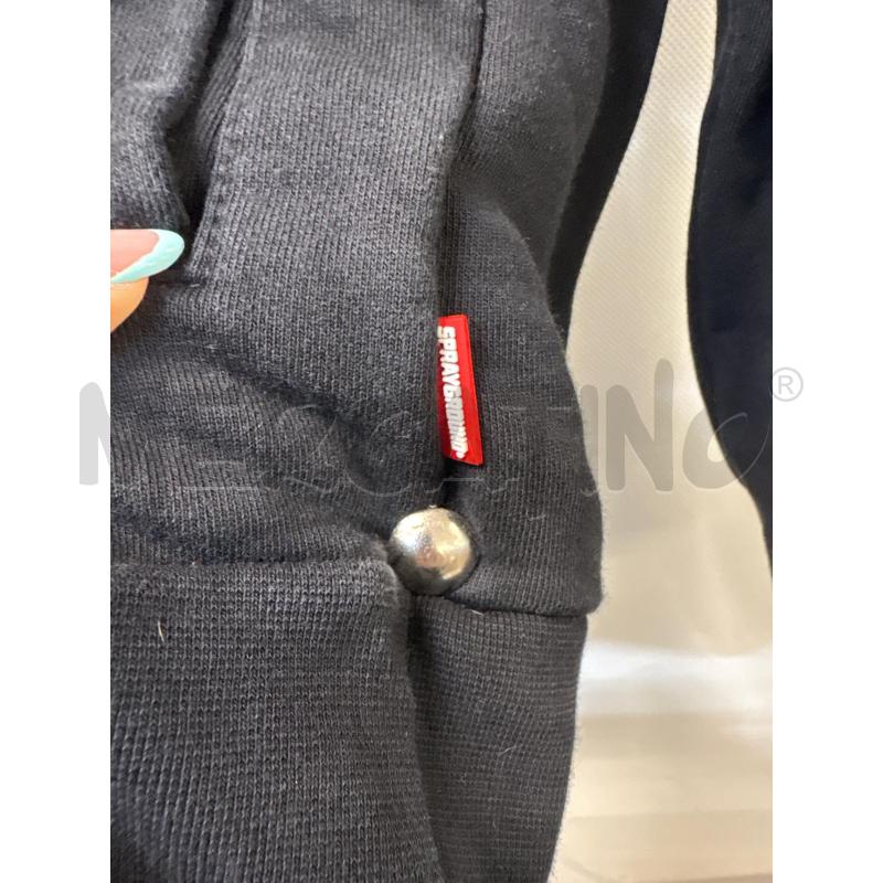 FELPA UOMO SPRAYGROUND NERO CON ZIP | Mercatino dell'Usato Acerra 2