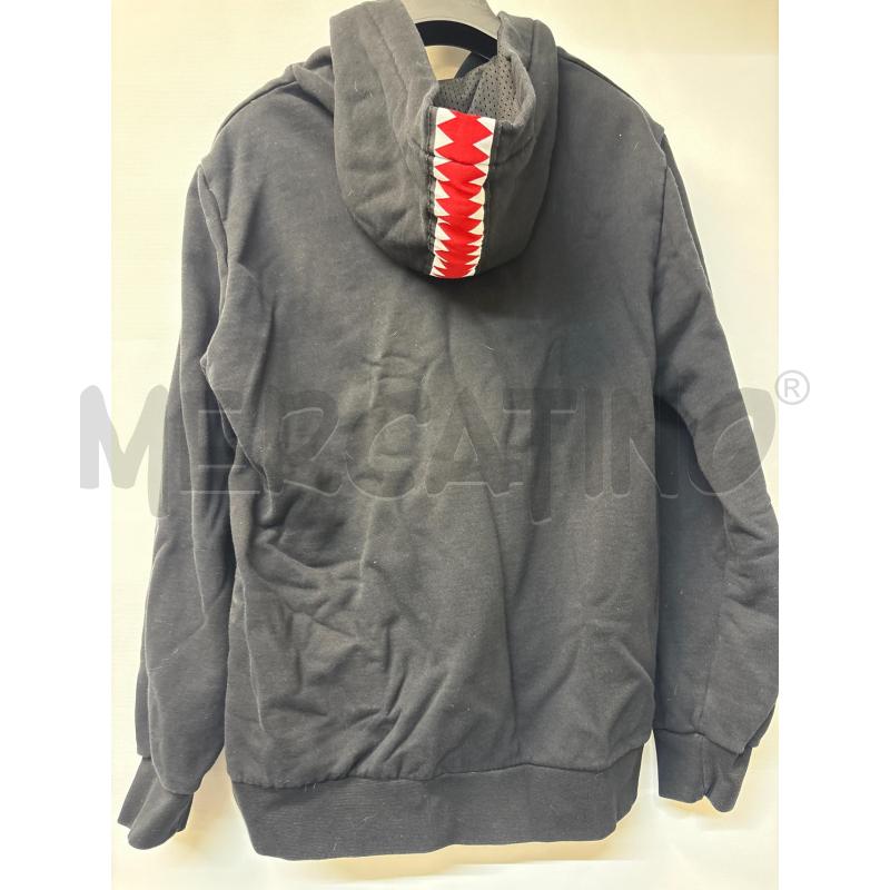 FELPA UOMO SPRAYGROUND NERO CON ZIP | Mercatino dell'Usato Acerra 3