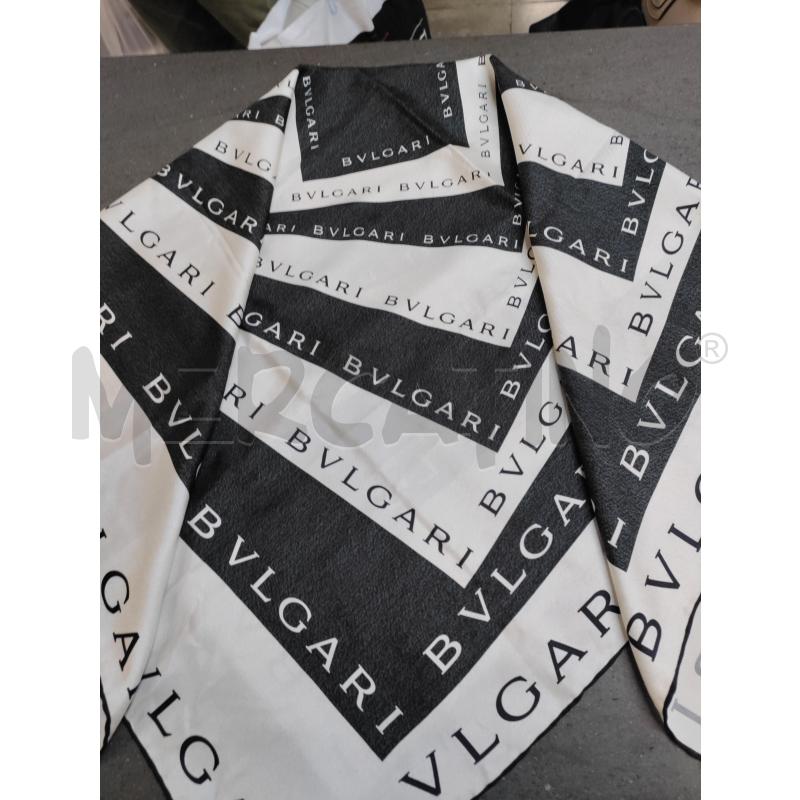 FOULARD BULGARI BIANCO NERO | Mercatino dell'Usato Acerra 3