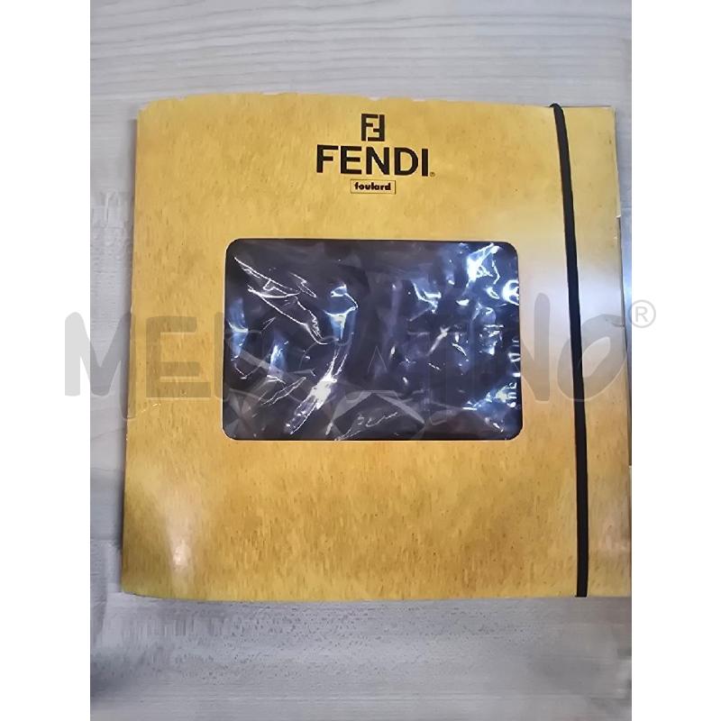 FOULARD FENDI MARRONE  | Mercatino dell'Usato Acerra 1