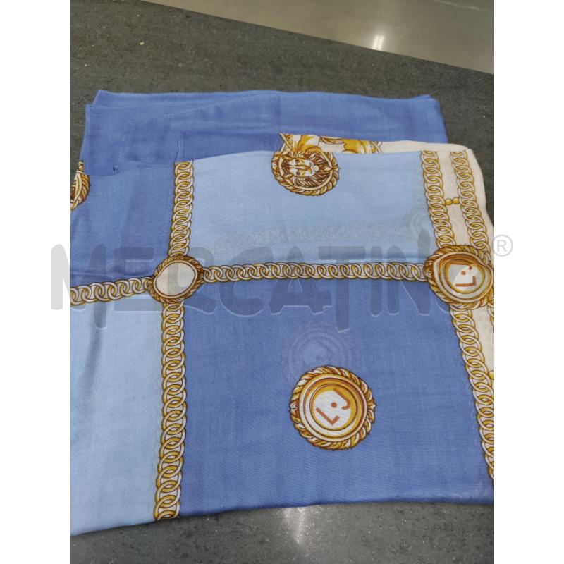 FOULARD LIU-JO CELESTE GIALLO | Mercatino dell'Usato Acerra 1