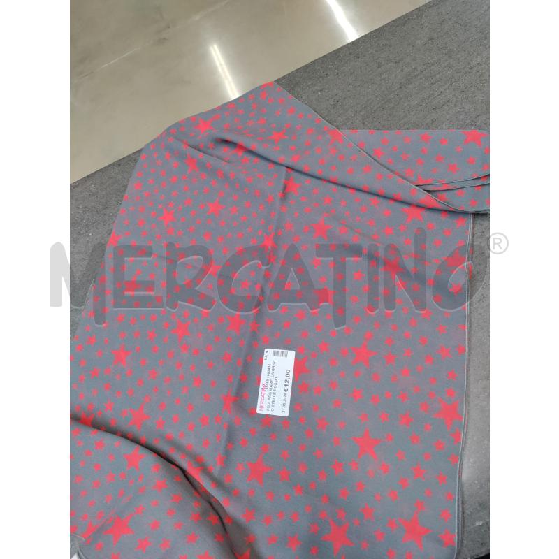 FOULARD MARELLA GRIGIO STELLE ROSSO | Mercatino dell'Usato Acerra 1