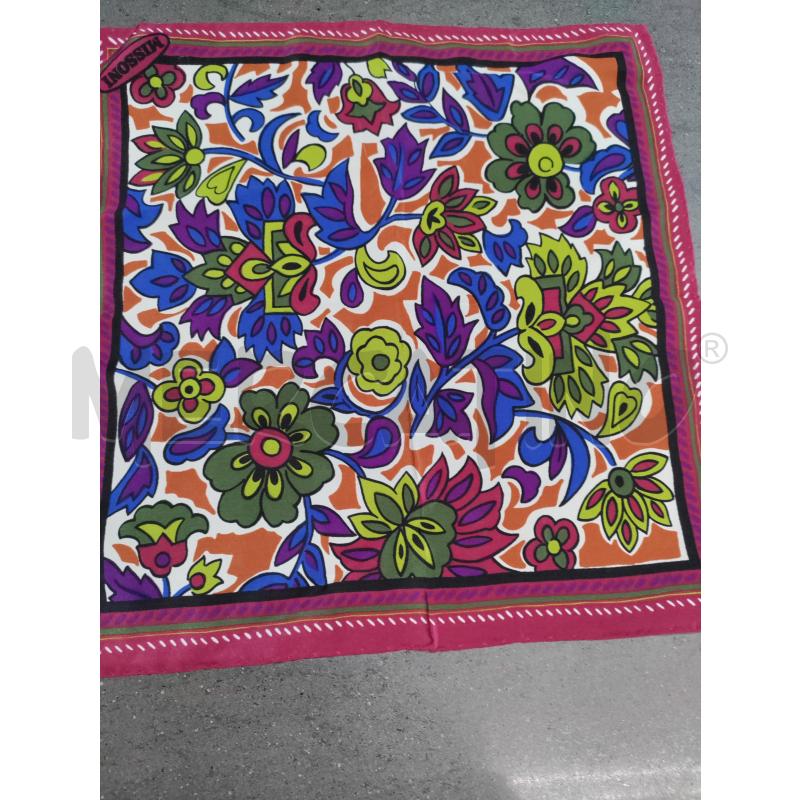 FOULARD MISSONI FANTASIA FIORI ROSA SCURO | Mercatino dell'Usato Acerra 1