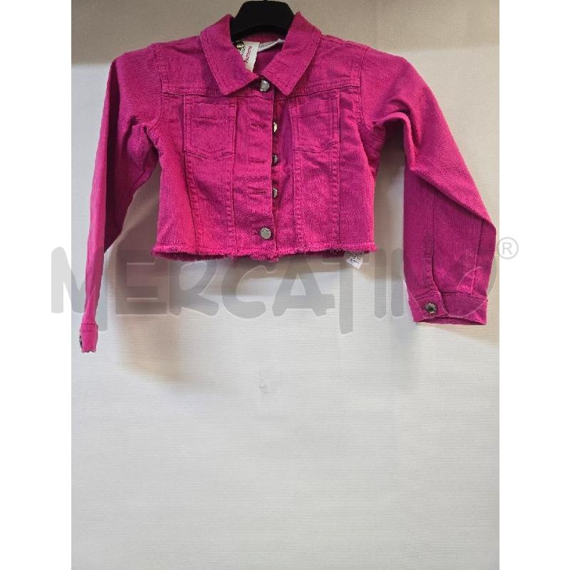 GIACCA BAMBINA DENIM FUXIA SARABANDA | Mercatino dell'Usato Acerra 1