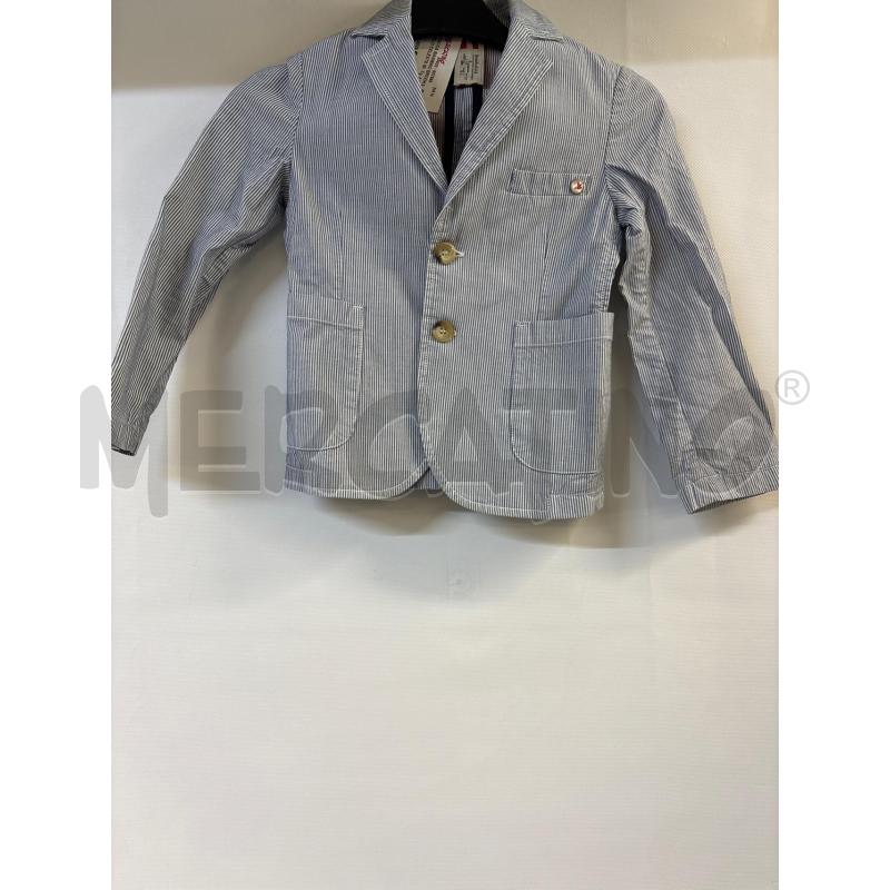 GIACCA BAMBINO BROOKSFIELD CELESTE BIANCO RIGATO | Mercatino dell'Usato Acerra 1