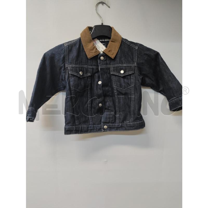 GIACCA BAMBINO BURBERRY DENIM COLLETTO MARRONE | Mercatino dell'Usato Acerra 1