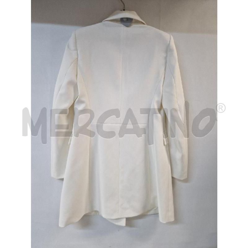 GIACCA DONNA BIANCO ZARA  | Mercatino dell'Usato Acerra 2