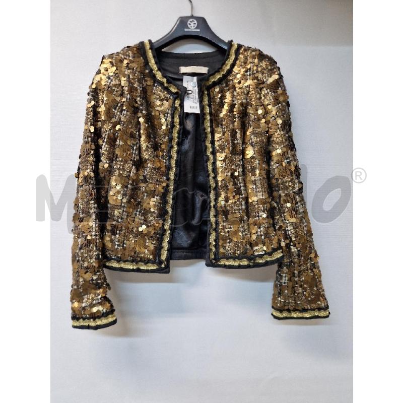 GIACCA DONNA DORATA PAIETTE ROBERTA BIAGI | Mercatino dell'Usato Acerra 1