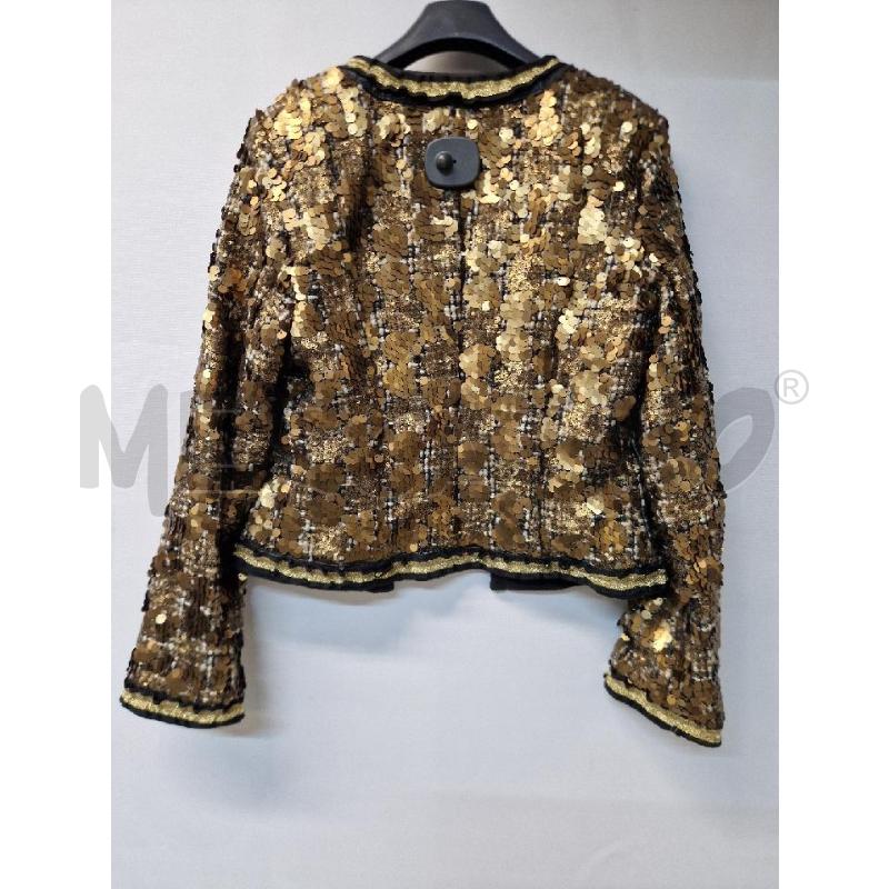 GIACCA DONNA DORATA PAIETTE ROBERTA BIAGI | Mercatino dell'Usato Acerra 2
