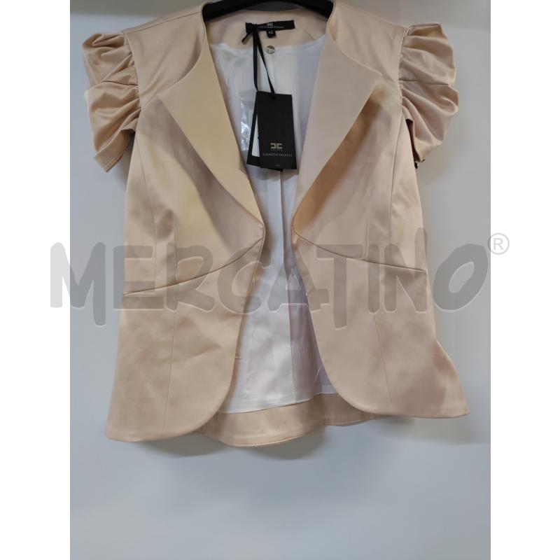 GIACCA DONNA ELISABETTA FRANCHI BEIGE  | Mercatino dell'Usato Acerra 1
