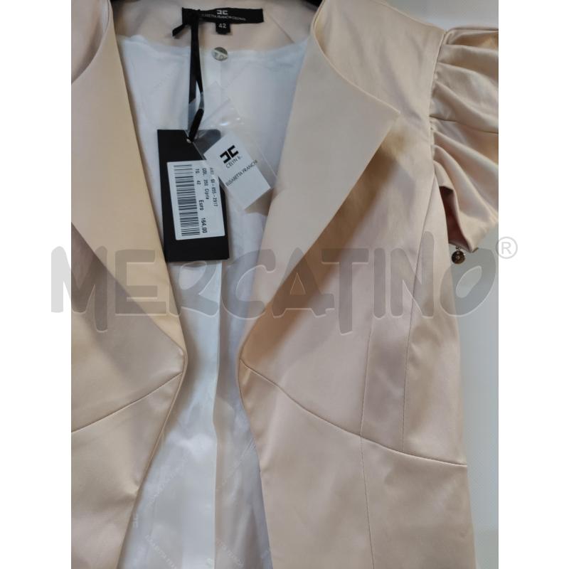 GIACCA DONNA ELISABETTA FRANCHI BEIGE  | Mercatino dell'Usato Acerra 3