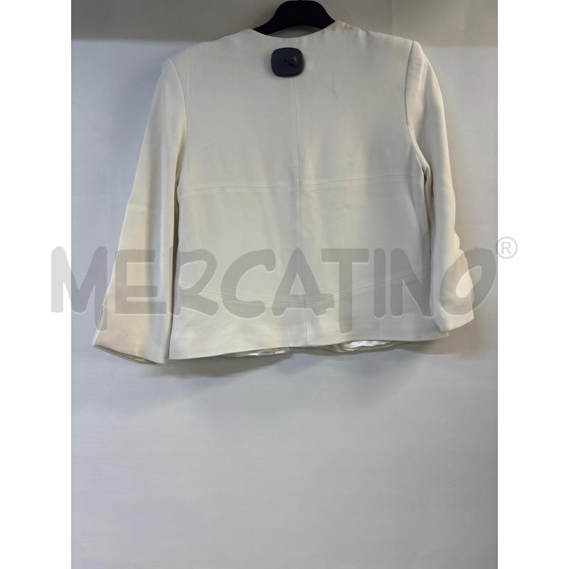 GIACCA DONNA ELISABETTA FRANCHI BIANCO CON ZIP | Mercatino dell'Usato Acerra 2