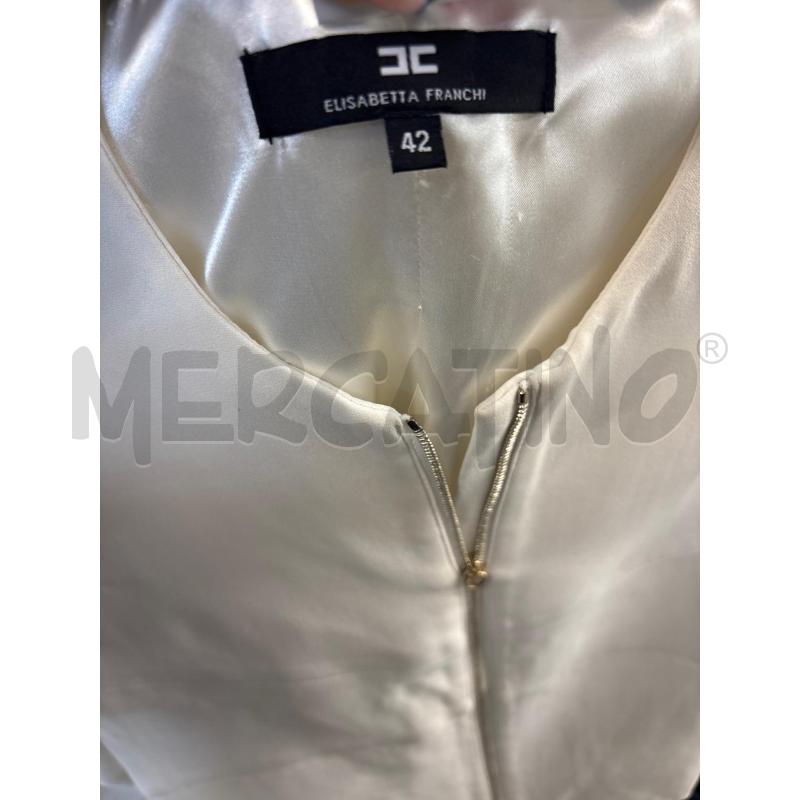 GIACCA DONNA ELISABETTA FRANCHI BIANCO CON ZIP | Mercatino dell'Usato Acerra 3