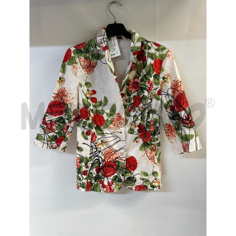 GIACCA DONNA MADE IN ITALY BIANCO ROSSO VERDE | Mercatino dell'Usato Acerra 1