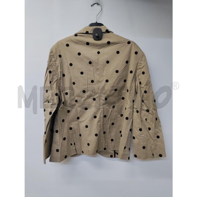 GIACCA DONNA MAXMARA BEIGE POIS NERO | Mercatino dell'Usato Acerra 2