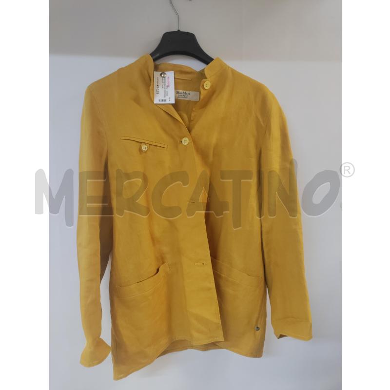 GIACCA DONNA MAXMARA GIALLO | Mercatino dell'Usato Acerra 1