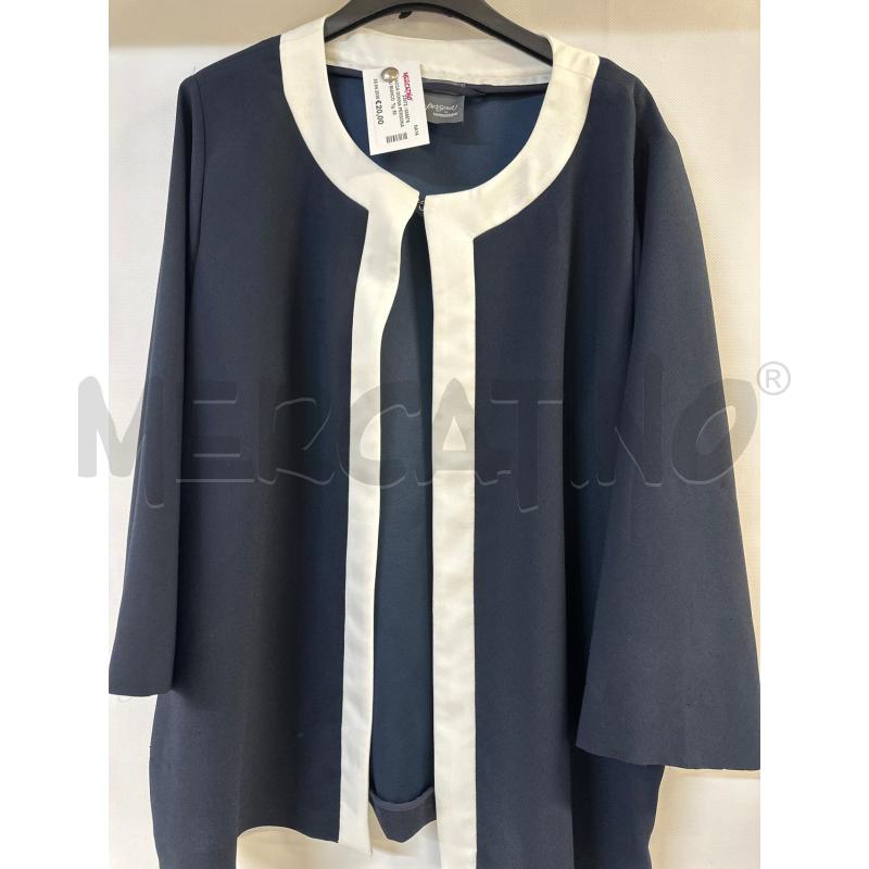 GIACCA DONNA PERSONA BLU BIANCO | Mercatino dell'Usato Acerra 1