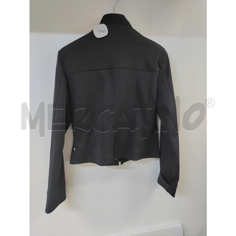 GIACCA DONNA SARAH CHOLE NERO BOTTONI DORATO | Mercatino dell'Usato Acerra 2