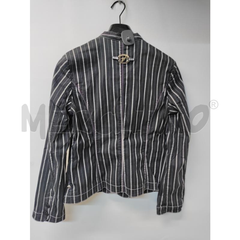 GIACCA DONNA TRUSSARDI NERO RIGATO GRIGIO | Mercatino dell'Usato Acerra 2