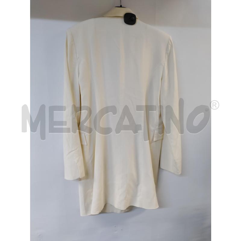 GIACCA DONNA ZARA BIANCO | Mercatino dell'Usato Acerra 2