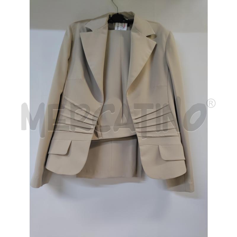 GIACCA+PANTA DONNA BEIGE FILTO'  | Mercatino dell'Usato Acerra 1