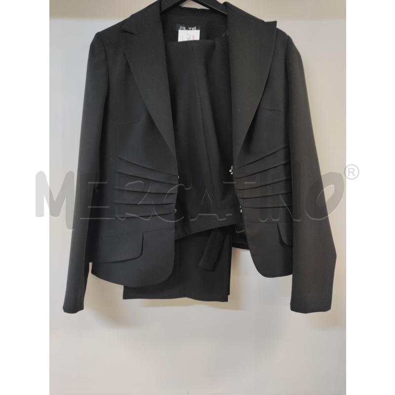 GIACCA+PANTA DONNA NERO FILTO'  | Mercatino dell'Usato Acerra 1