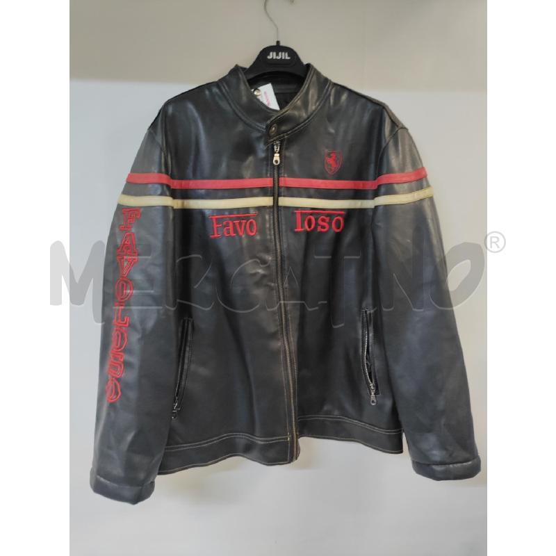 GIACCA UOMOAOLONG FAVOLOSO NERO ROSSO | Mercatino dell'Usato Acerra 1