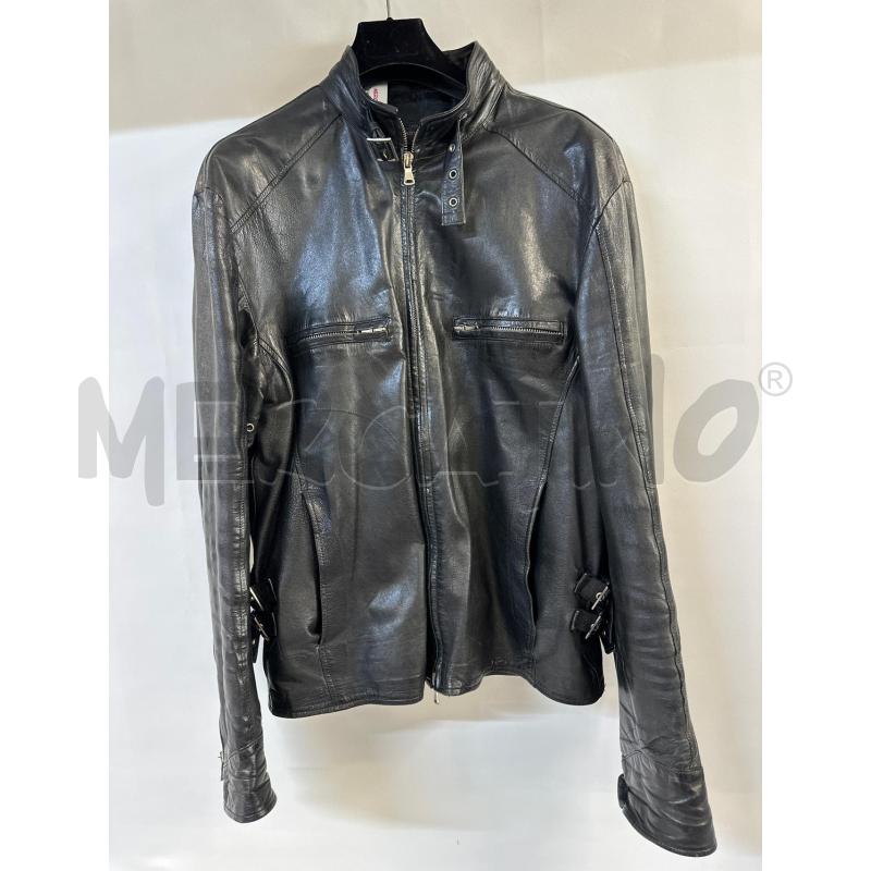 GIACCA UOMO MASTERPELLE NERO VERA PELLE | Mercatino dell'Usato Acerra 1