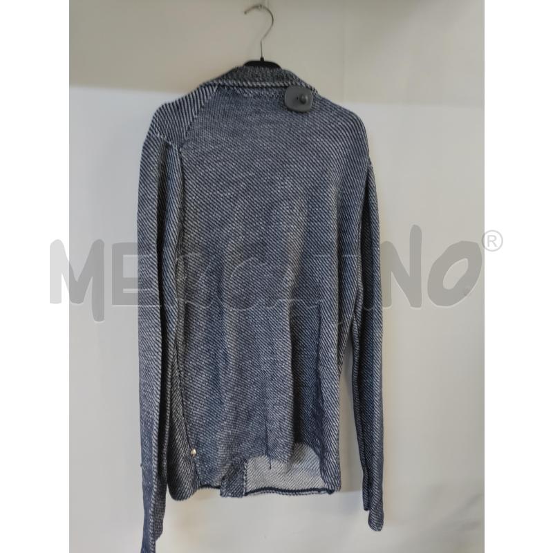 GIACCA UOMO MAURO GRIFONI BLU BIANCO | Mercatino dell'Usato Acerra 2